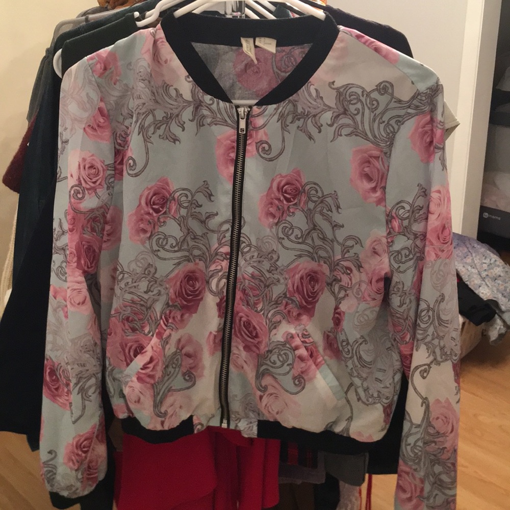 Pink rose jacket